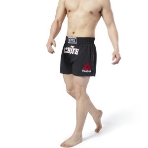 Spodenki Męskie Reebok Combat x InFightStyle Tech Thai Czarne PL 47LHSWO